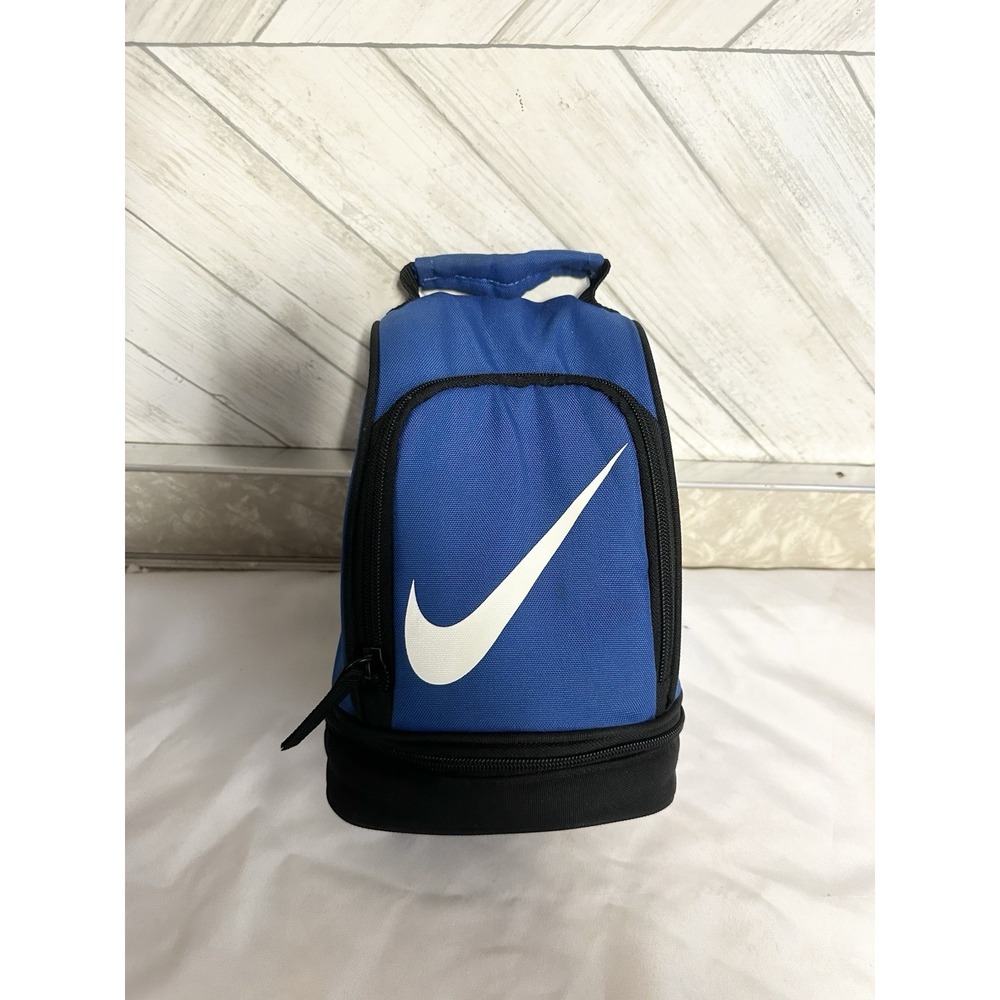 Nike Small Lunch Bag Blue Insulated Swoosh Logo